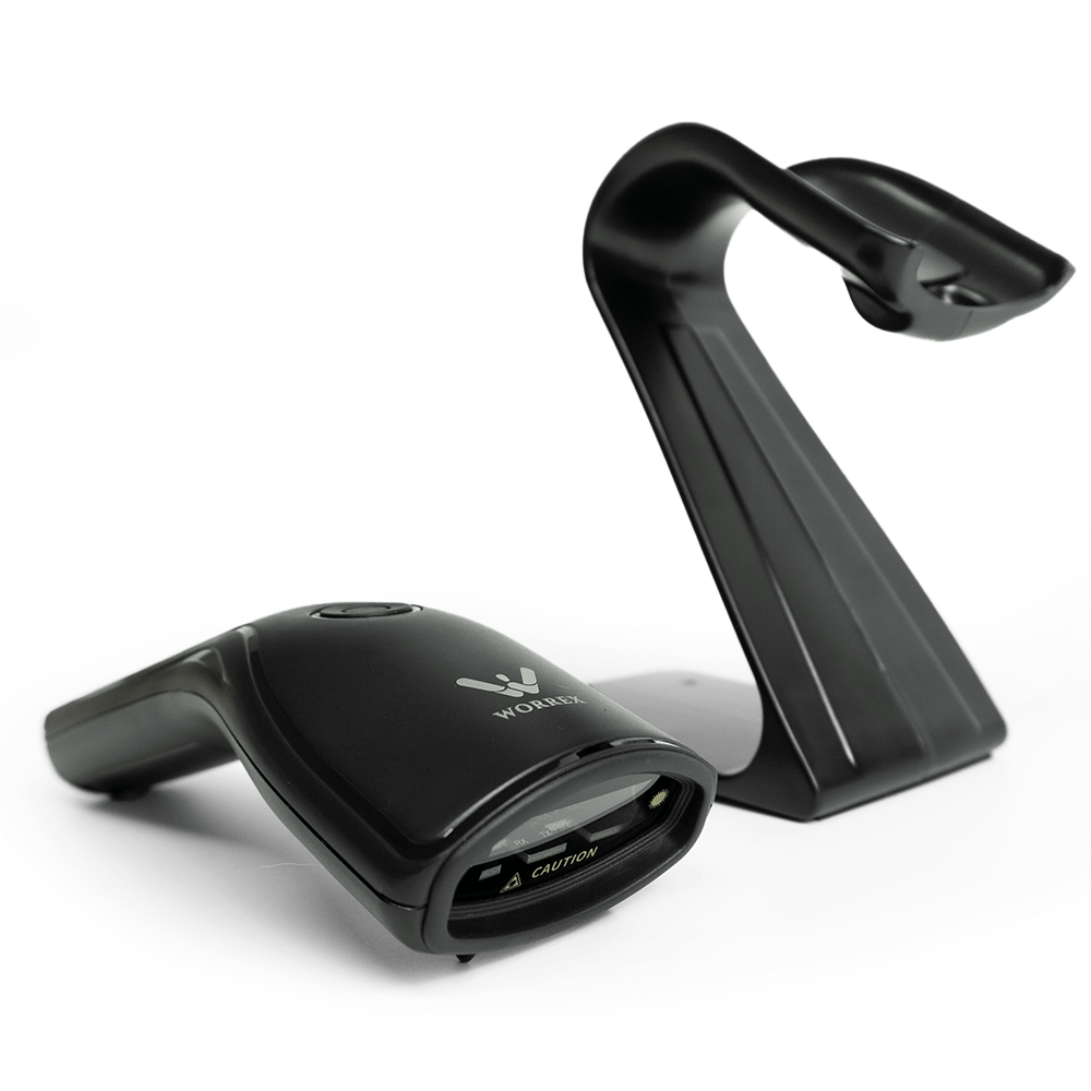 เครื่องสแกนบาร์โค้ดไร้สาย WORREX รุ่น W-3500B (1D LASER)_2